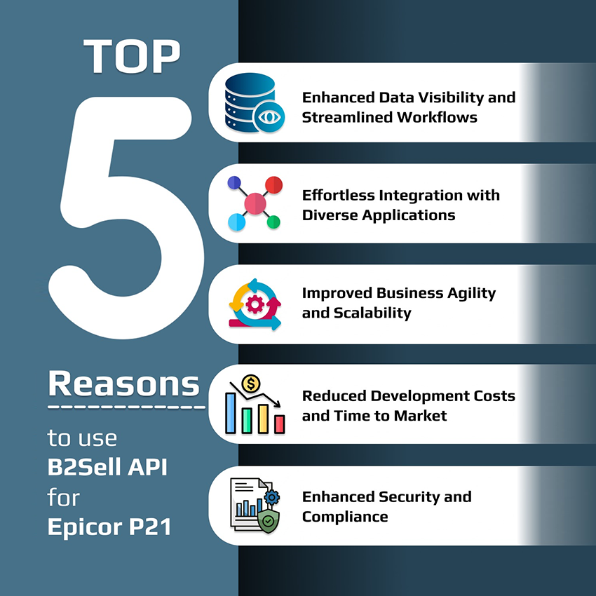 5 reasons why the B2Sell Rest API is a game-changer for Epicor P21 users